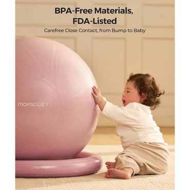 Momcozy BirthEase Pregnancy Ball Set - Pink