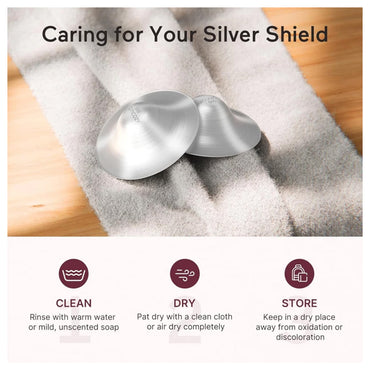 Momcozy Silver Nipple Shields XXL 65MM