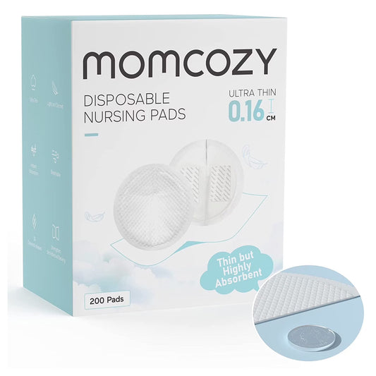 Momcozy Ultra-Thin Disposable Nursing Pads - Super Absorbent and Breathable – 200 Count