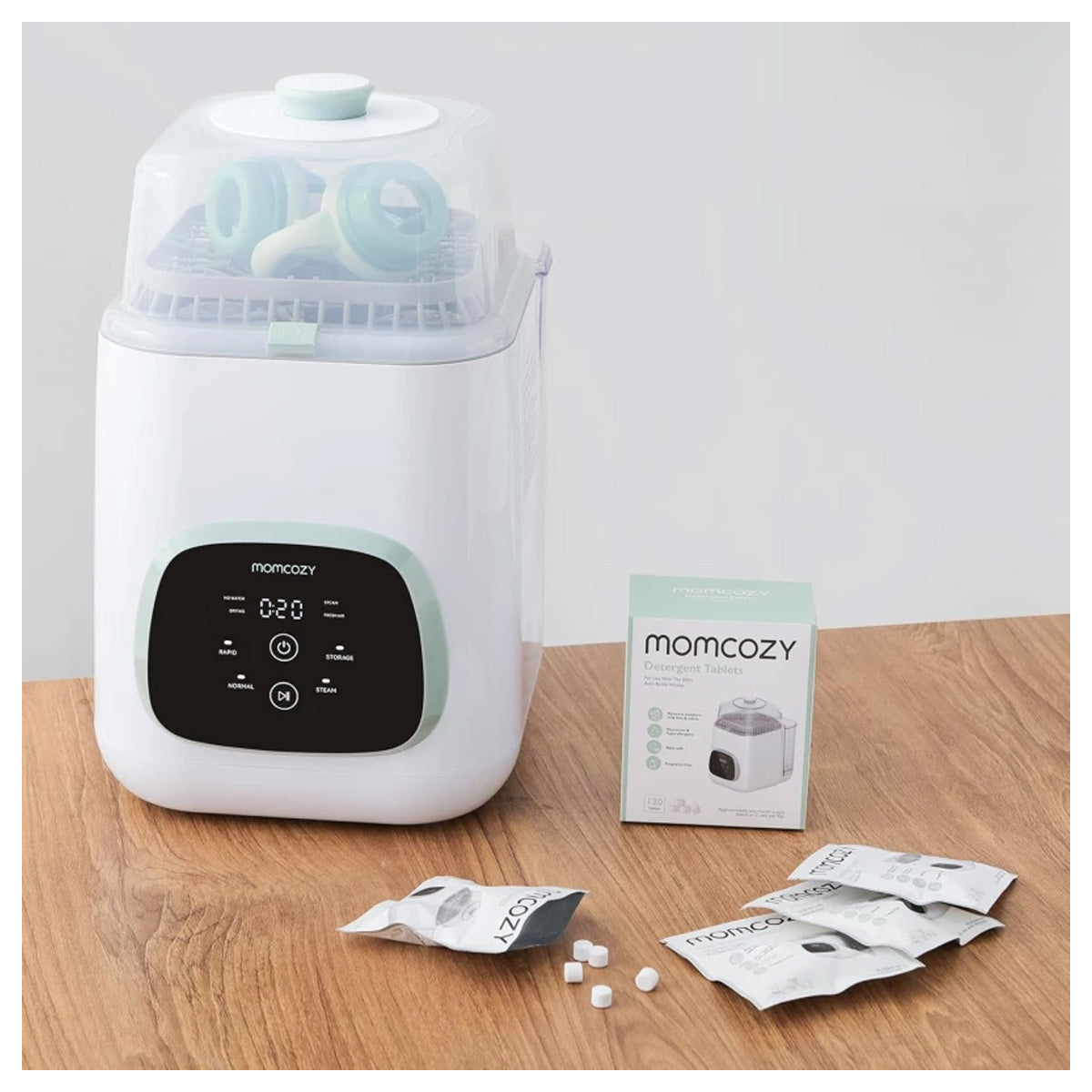 Momcozy Washing Block for Momcozy KleanPal Pro Baby Bottle Washer - 120 Tablets