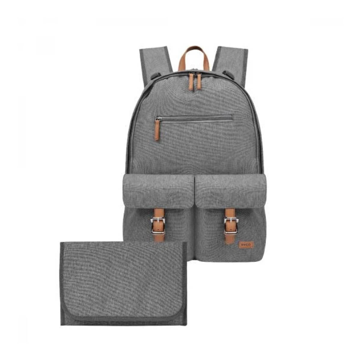 Naomi Backpack Bag Grey Brown