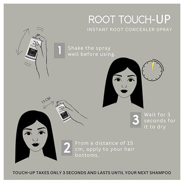 Neva Root Touch Up Spray Black 75 ML