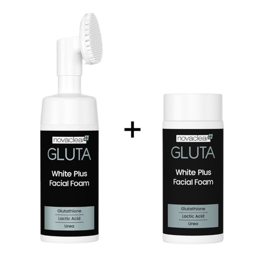 Novaclear Gluta White Plus Facial Foam 100ml + Facial Foam Refill 100ml