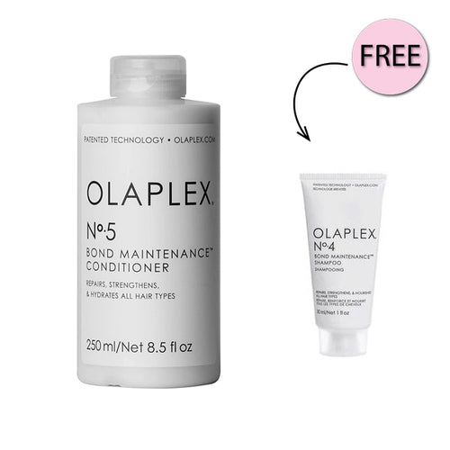 Olaplex Nº.5 Bond Maintenance Conditioner Liter 250ml + Free No 4 Shampoo 30ml
