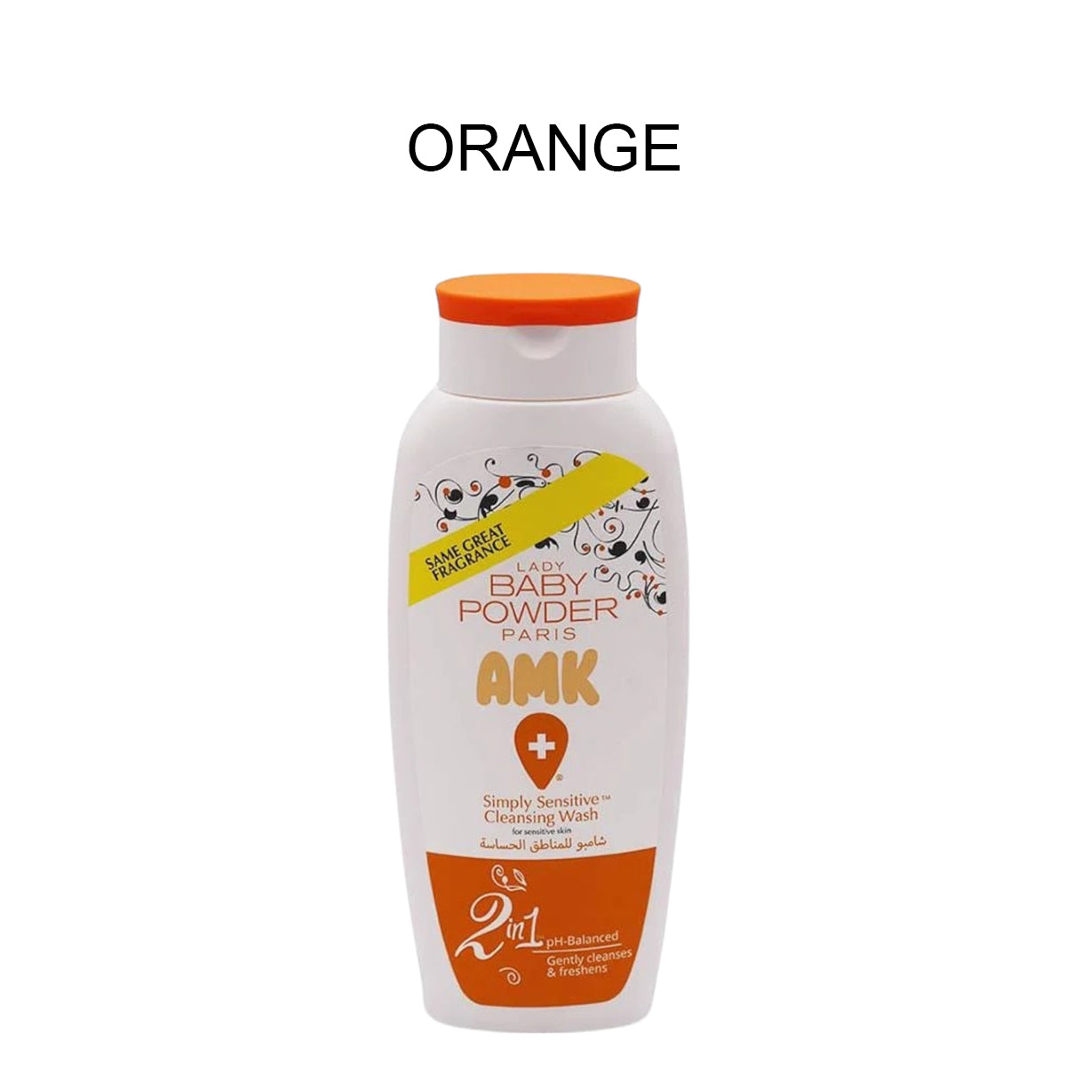 AMK Lady Baby Powder Simply Sensitive Cleansing Wash 250ml