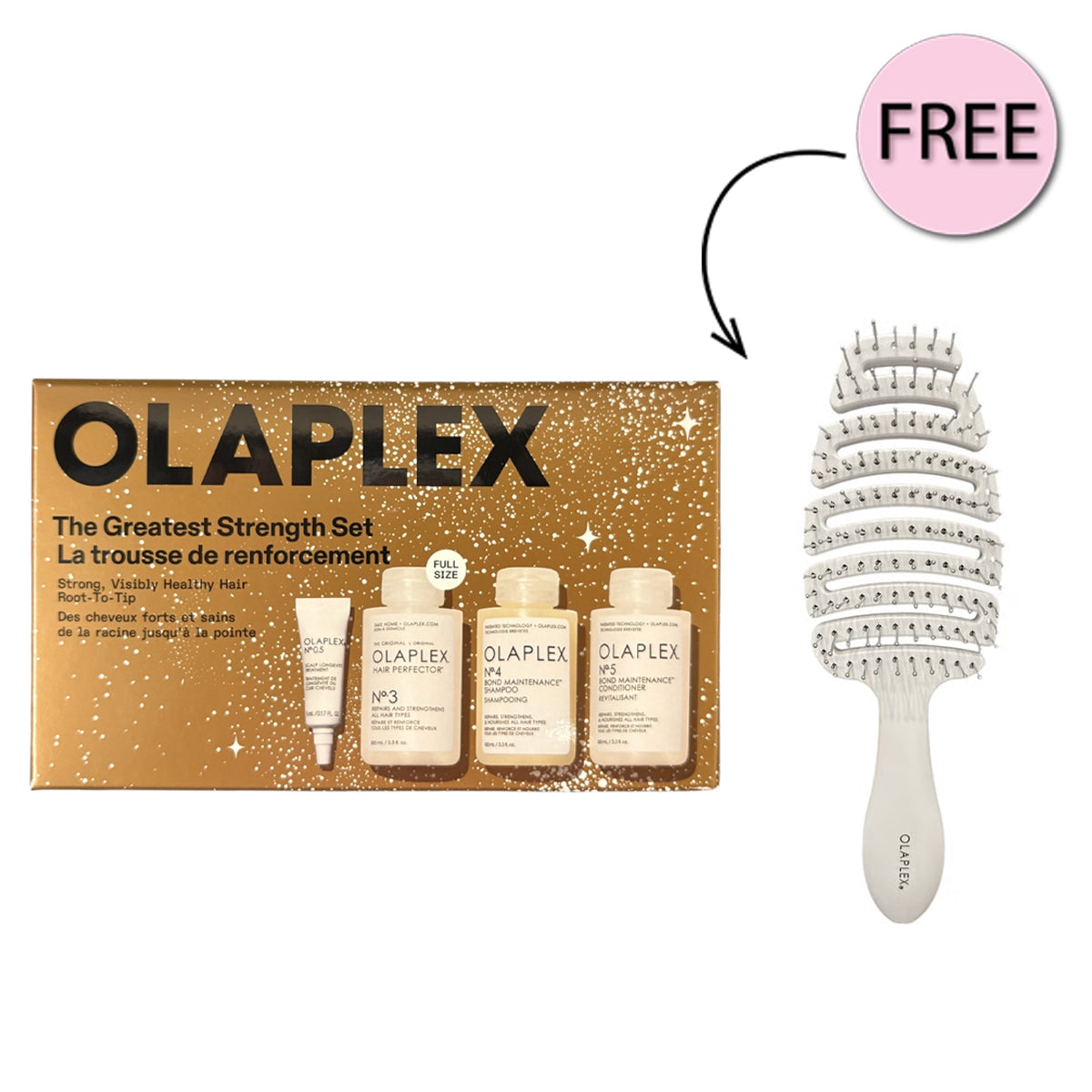 Olaplex The Greatest Strength Set + Free Olaplex Brush