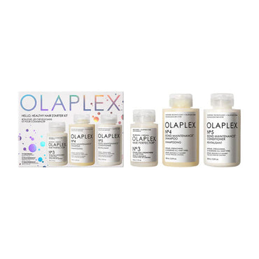 مجموعة Olaplex Hello Healthy Hair Starter Kit + فرشاة Olaplex Vent مجانية