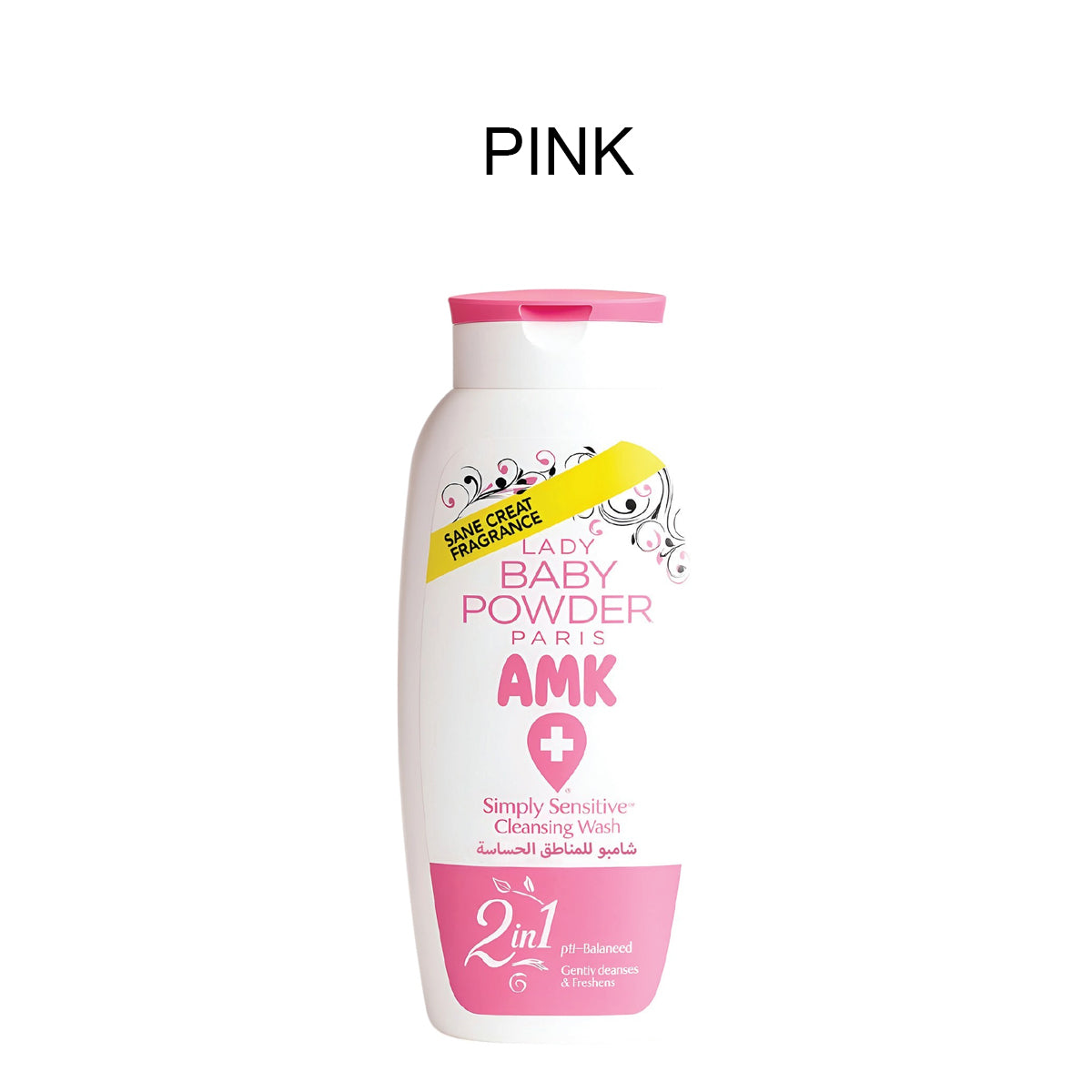 AMK Lady Baby Powder Simply Sensitive Cleansing Wash 250ml