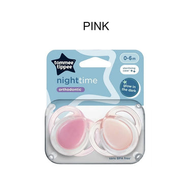 Tommee Tippee Night Time Soother Pack Of 2 (0-6M)