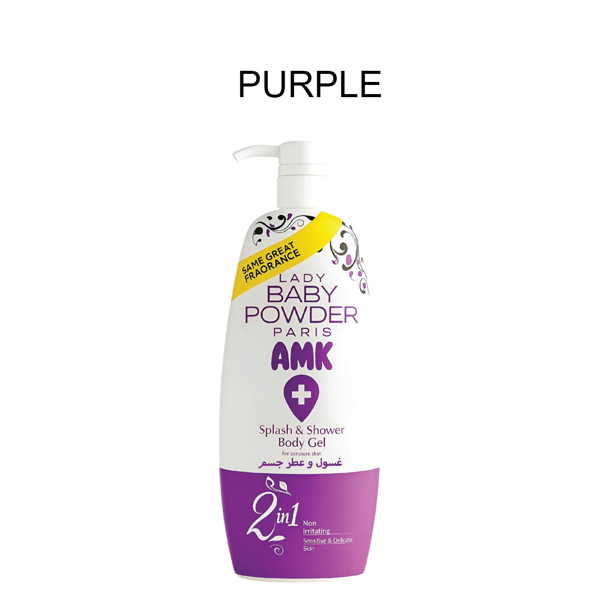 AMK Lady Baby Powder Splash & Shower Body Gel 800ml