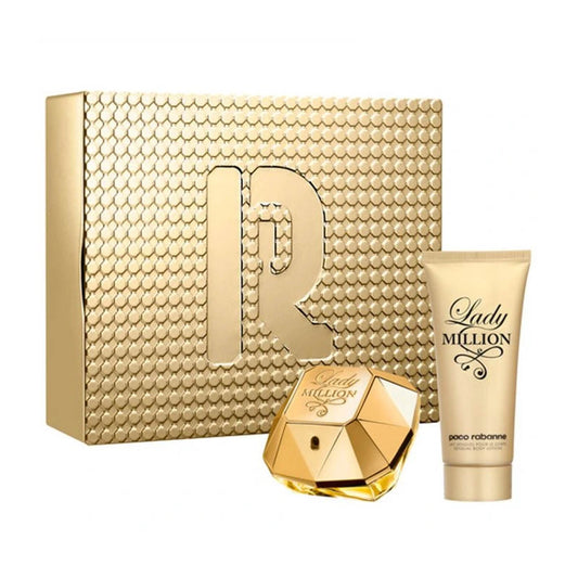 Paco Rabanne Lady Million Edp 80ml + Body Lotion 100ml Gift Set For Women