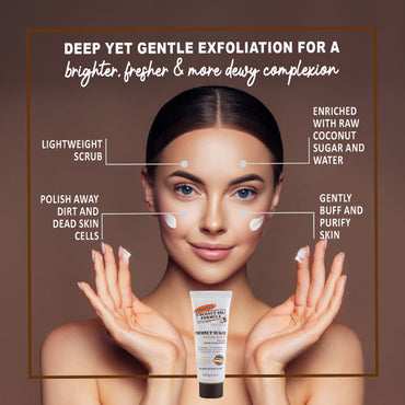 مقشر الوجه بجوز الهند والسكر من بالمرز 90 جرام