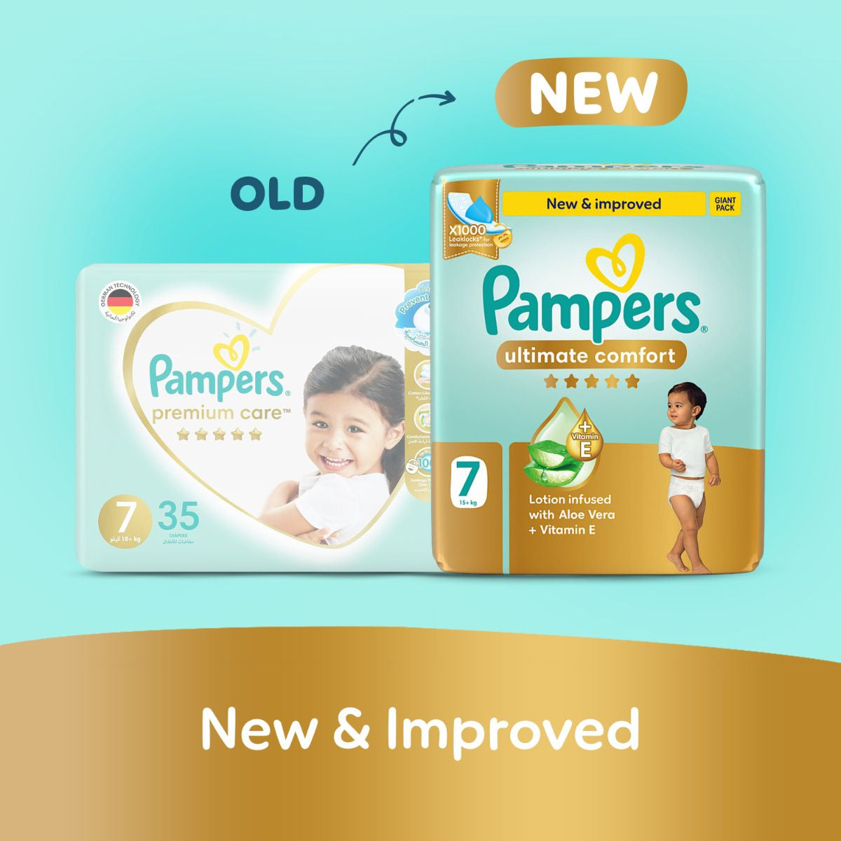 Pampers Ultimate Comfort Size 7 35 Diapers