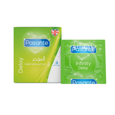 Pasante Delay Infinity Condoms 3 Pcs
