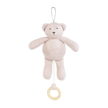 Pasito A Pasito Knitted Musical Bear Pink