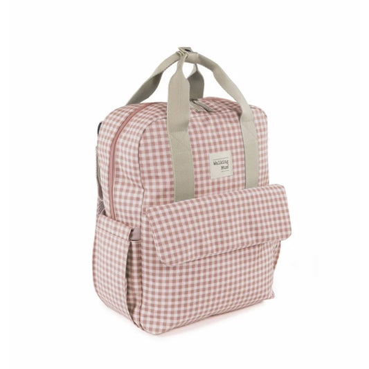 Pasito A Pasito Maternity Backpack I Love Vichy - Pink