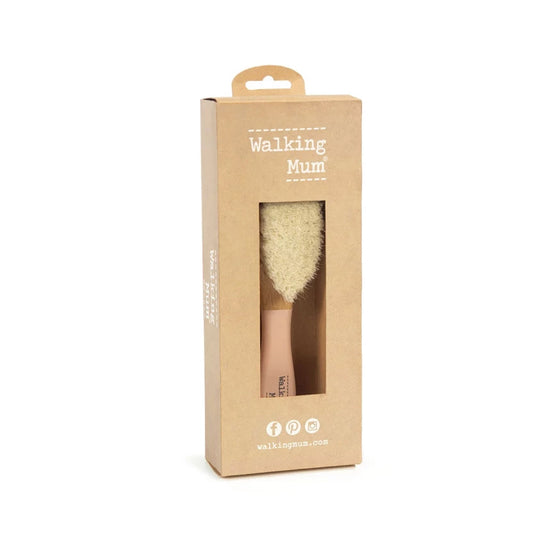 Pasito A Pasito Wooden Baby Hair Brush – Pink