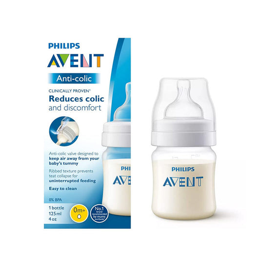 Philips Avent Anti-Colic Plastic Bottle (0m+) 125ml