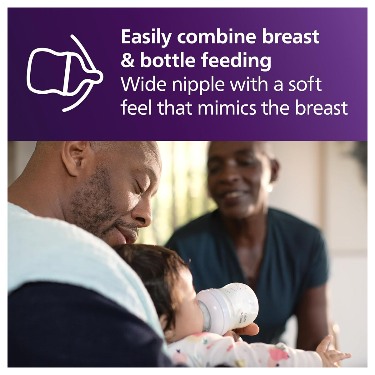 Philips Avent Natural Baby Bottle 2+2 Free
