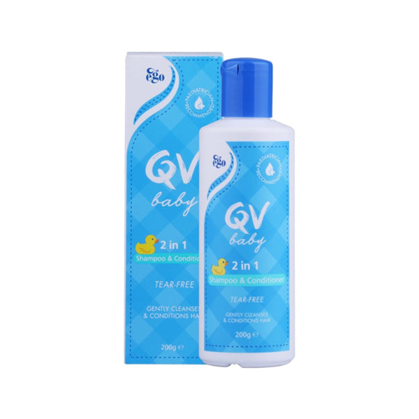 Qv Baby 2 In 1 Shampoo & Conditioner 200 Gram Beauty Box