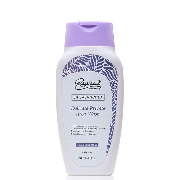 Raghad Organics Ph Balancing Delicate Private Area Wash Damascus Rose