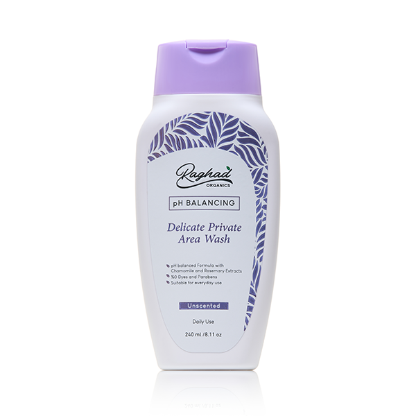 Raghad Organics Ph Balancing Delicate Private Area Wash Unscented