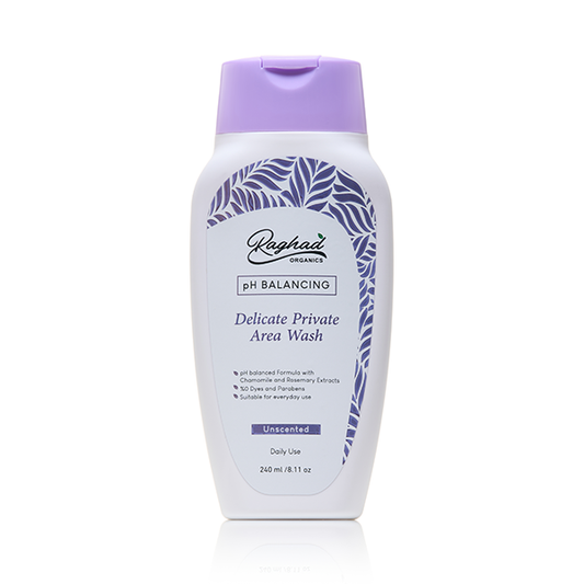 Raghad Organics Ph Balancing Delicate Private Area Wash Unscented