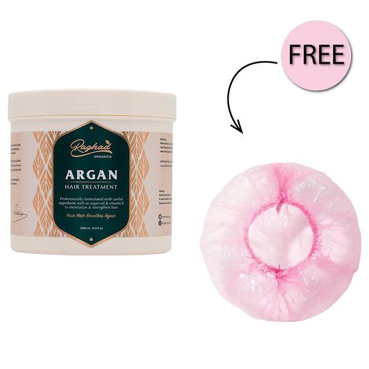 Raghad Organics Argan Hair Treatment 1000ml + Free cap