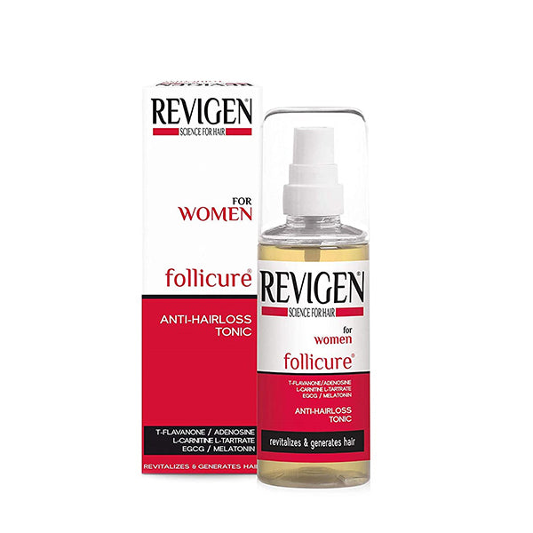 Revigen Follicure Anti-hair Loss Tonic For Women 100ml Beauty Box Revigen Follicure Anti-hair Loss Tonic For Women 100ml Beauty Box