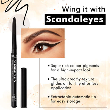 Rimmel Scandaleyes Exaggerate Eye Definer 001 Intense Black