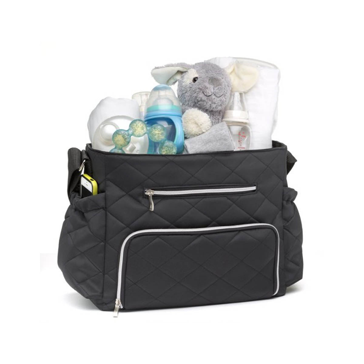 Ryco Motto Tote Gold Bag Black