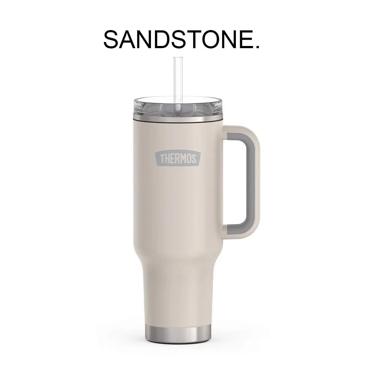 Thermos TS1802GT Stainless Steel Vacuum Insulated Travel Mug with Dual Function Lid/Straw,1200ml