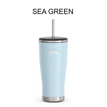 Thermos Is1114 Stainless Steel Vacuum Insulated Tumbler W/ Stainless Steel Straw 710ml