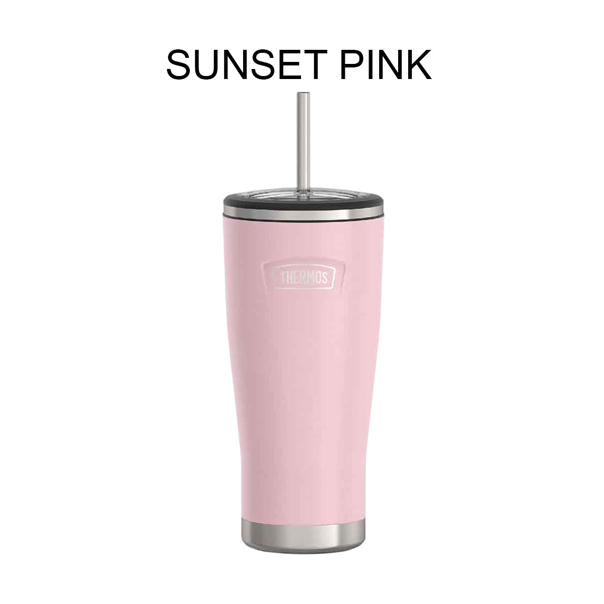 Thermos Is1114 Stainless Steel Vacuum Insulated Tumbler W/ Stainless Steel Straw 710ml