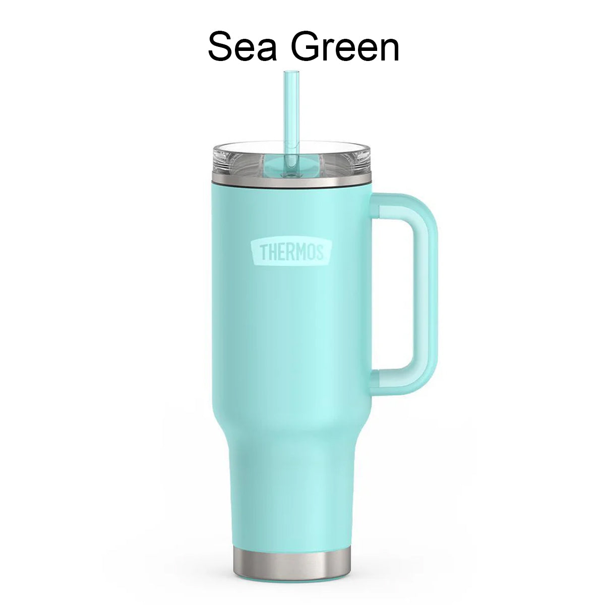 Thermos TS1802GT Stainless Steel Vacuum Insulated Travel Mug with Dual Function Lid/Straw,1200ml