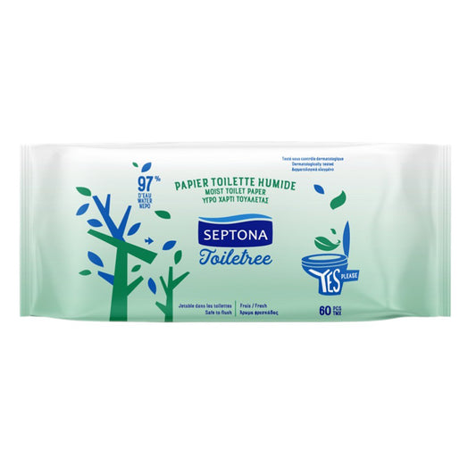 Septona Toilet Paper Wipes Speed Clean 60pcs