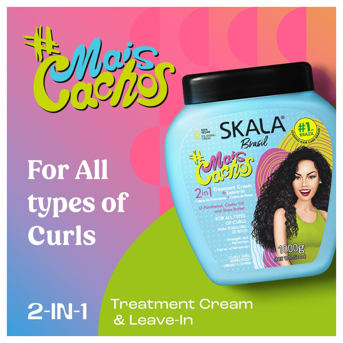 Skala Mais Cachos Cream 1000g