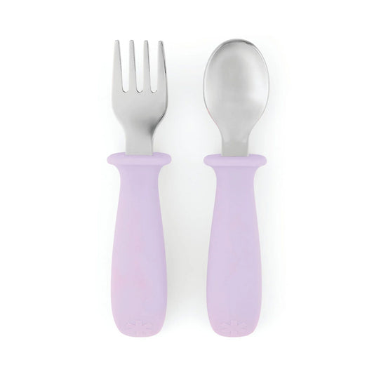 Skip Besties Squad Fork & Spoon Set - Purple