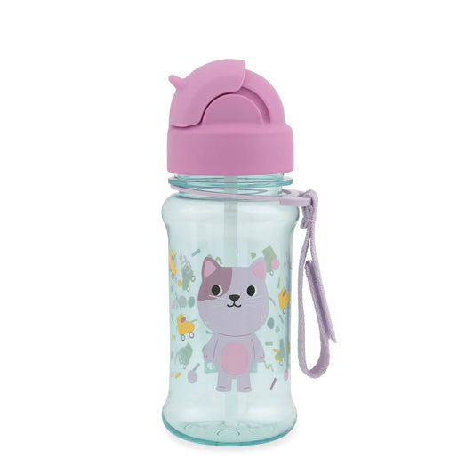 Skip Hop Besties Squad Tritan Renew Straw Bottle - Cat
