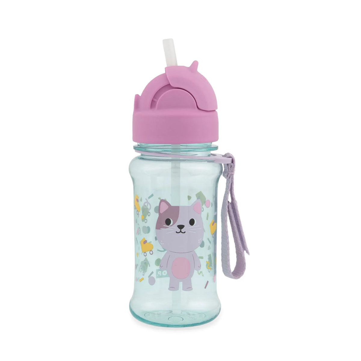 Skip Hop Besties Squad Tritan Renew Straw Bottle - Cat