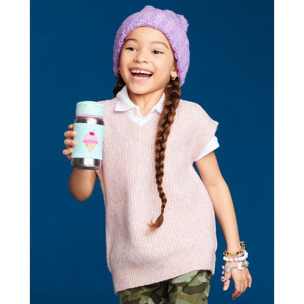 زجاجة سكيب هوب سبارك ستايل المصنوعة من الفولاذ المقاوم للصدأ - آيس كريم