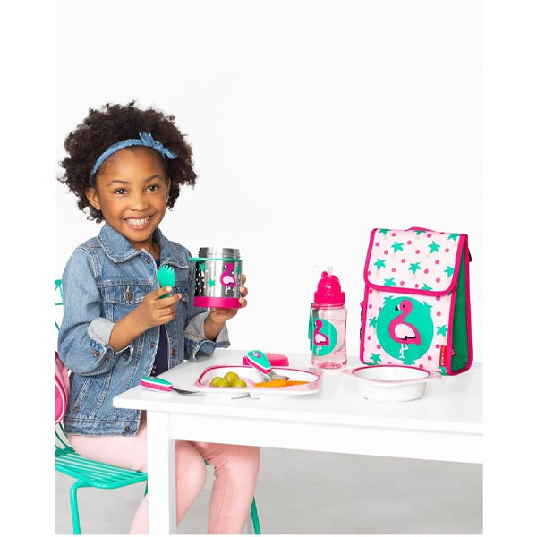 Skip Hop Zoo Insulated Kids Lunch Bag - Flamingo