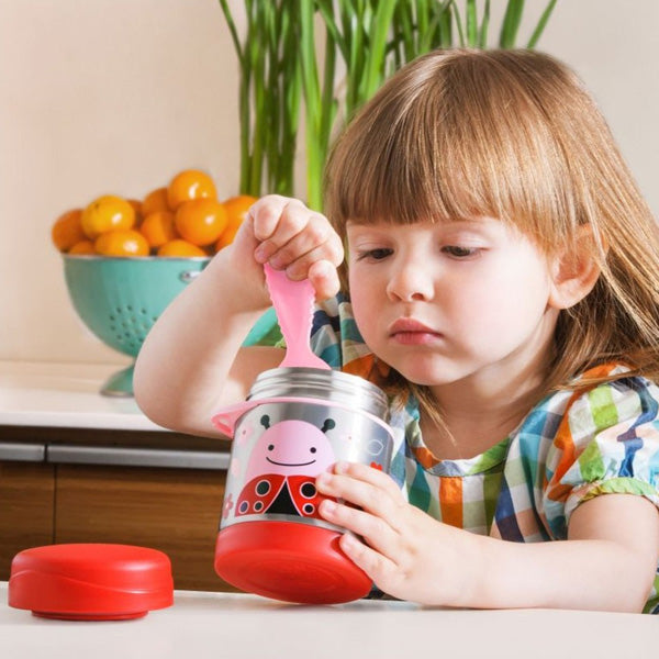 برطمان طعام معزول للأطفال الصغار من سكيب هوب زو - ليدي باج