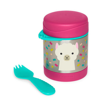 Skip Hop Zoo Insulated Little Kid Food Jar - Llama
