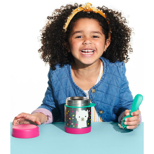 وعاء طعام معزول للأطفال الصغار من سكيب هوب زو - لاما