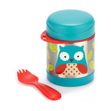 Skip Hop Zoo Insulated Little Kid Food Jar - Owl