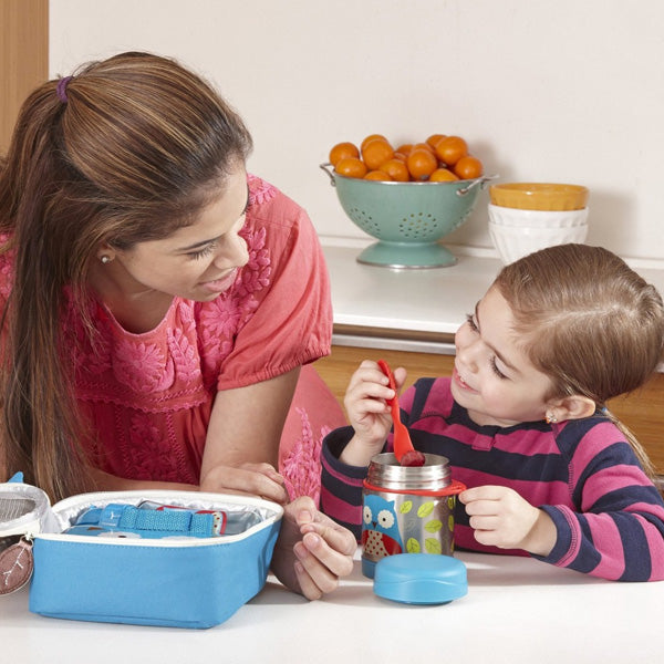 وعاء طعام معزول للأطفال الصغار من سكيب هوب زو - بومة