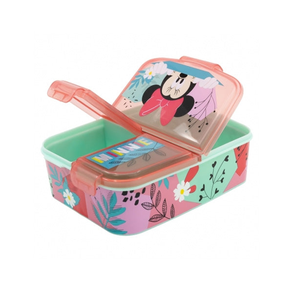 Stor Multi Compartment Sandwich Box Minnie Mouse Being More Minnie
