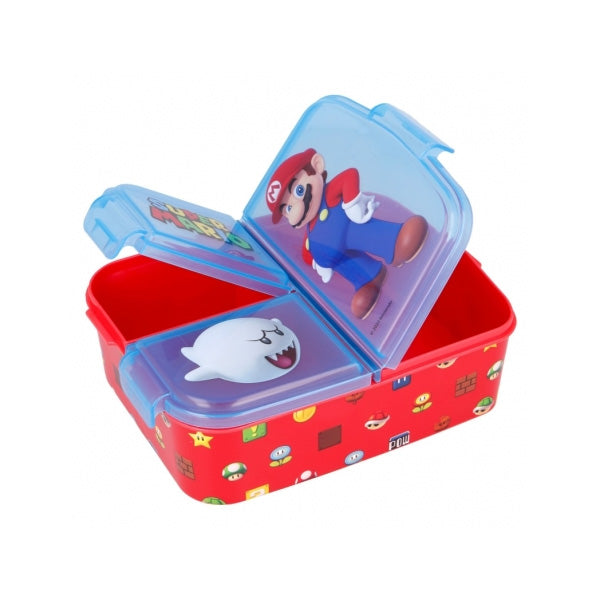 Stor Multi Compartment Sandwich Box Super Mario Box