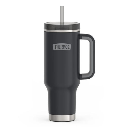 TS1802GT(Granite) Stainless Steel Vacuum Insulated Travel Mug with Dual Function Lid/Straw,1200ml